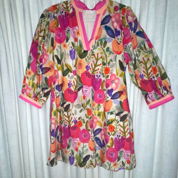 Entro Bright Floral dress - Picture 2 of 6